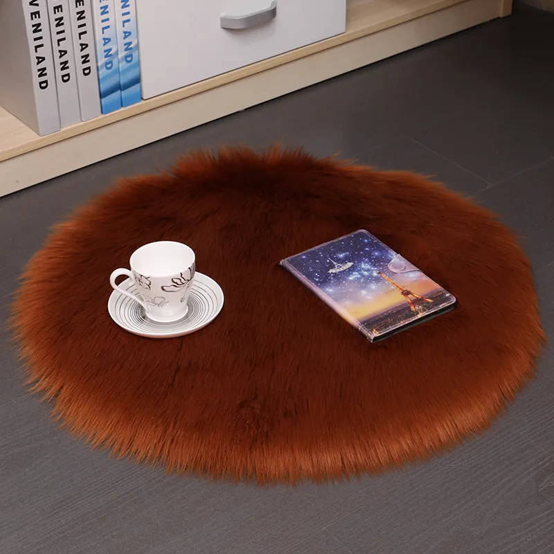 Plush Round Mat