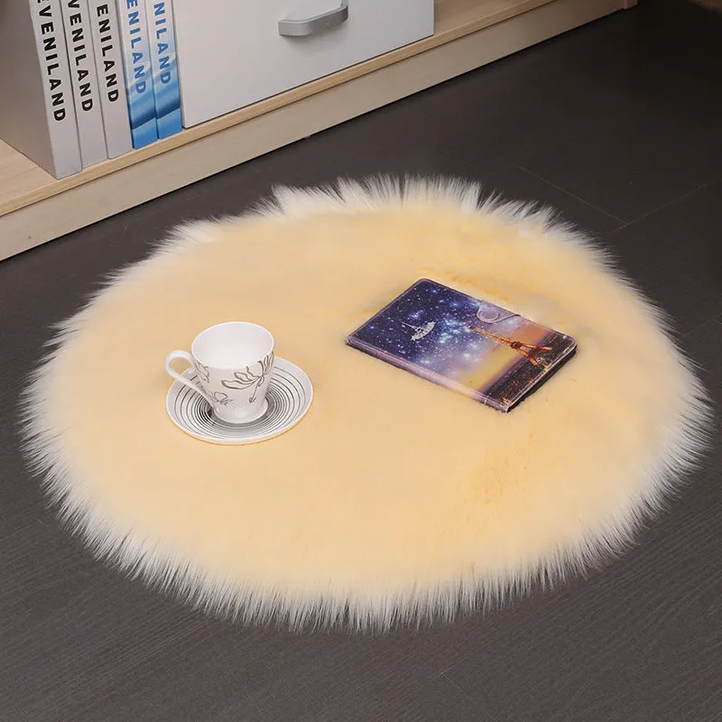 Plush Round Mat