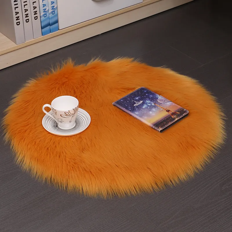Plush Round Mat