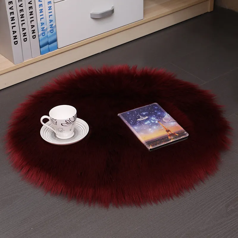Plush Round Mat