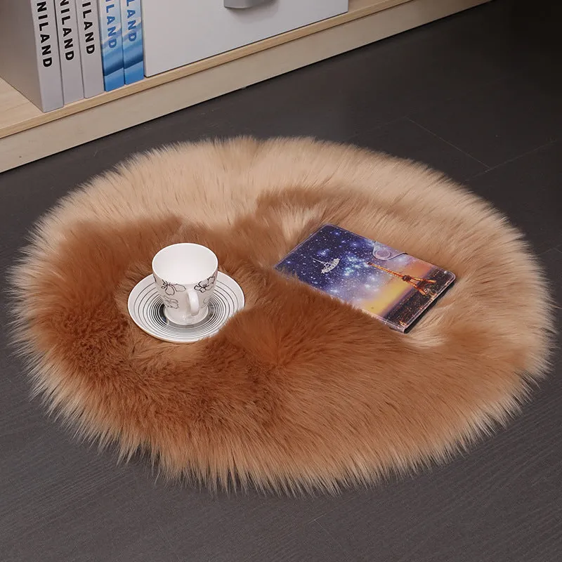 Plush Round Mat