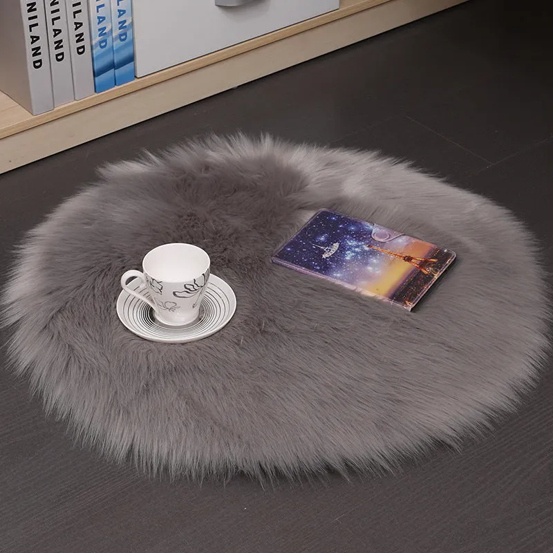 Plush Round Mat