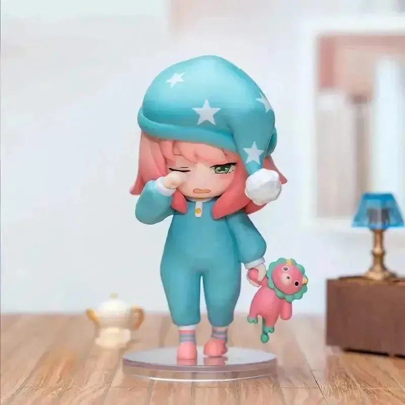 POP MART Spy X Family Anya Series | Anime Action Figures | Guess Bag Ornament | Home Decor | Desktop Dolls | Model | Gift for Girls