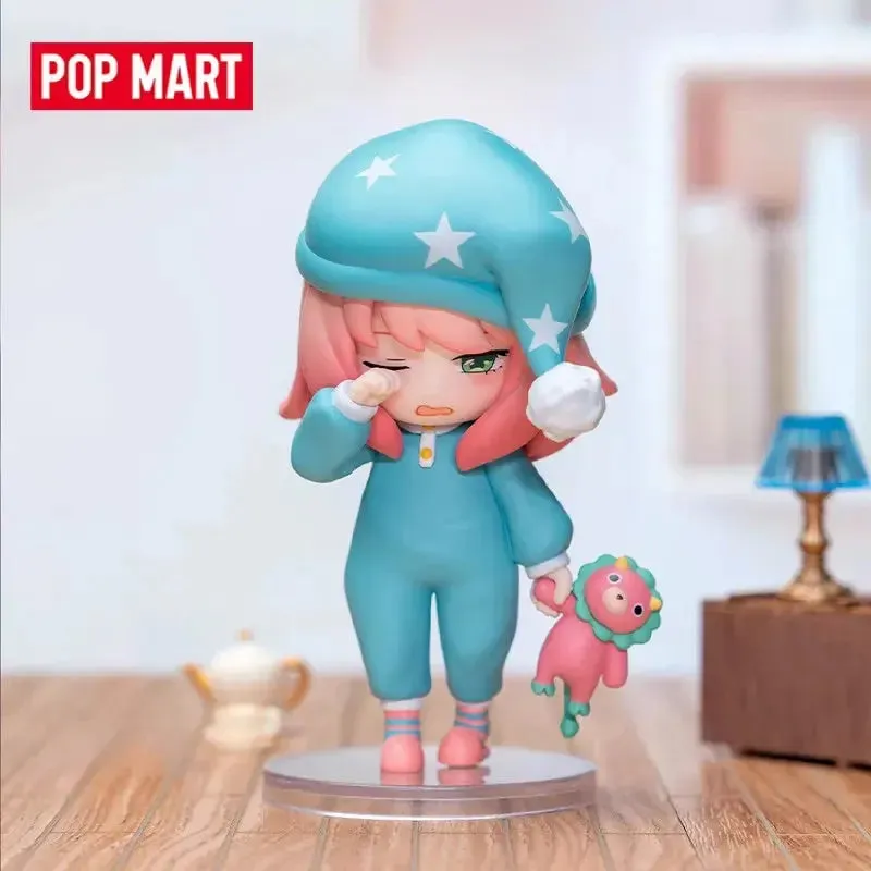 POP MART Spy X Family Anya Series | Anime Action Figures | Guess Bag Ornament | Home Decor | Desktop Dolls | Model | Gift for Girls