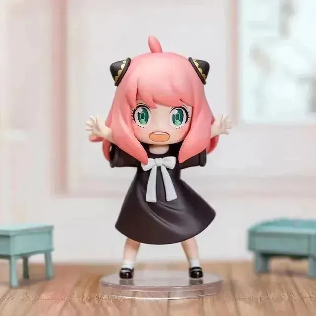 POP MART Spy X Family Anya Series | Anime Action Figures | Guess Bag Ornament | Home Decor | Desktop Dolls | Model | Gift for Girls