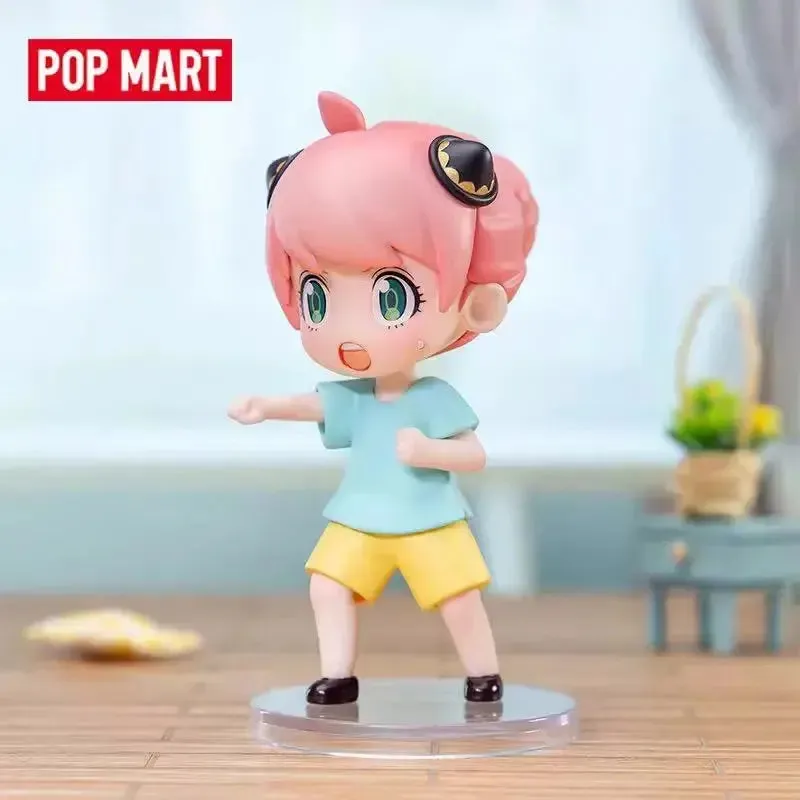POP MART Spy X Family Anya Series | Anime Action Figures | Guess Bag Ornament | Home Decor | Desktop Dolls | Model | Gift for Girls