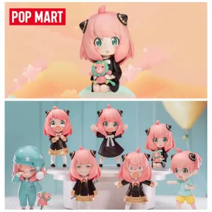 POP MART Spy X Family Anya Series | Anime Action Figures | Guess Bag Ornament | Home Decor | Desktop Dolls | Model | Gift for Girls