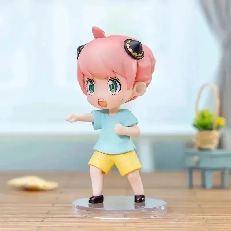 POP MART Spy X Family Anya Series | Anime Action Figures | Guess Bag Ornament | Home Decor | Desktop Dolls | Model | Gift for Girls