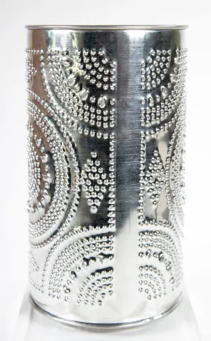 Punched Tin Candle Shade - New England Burst Pattern