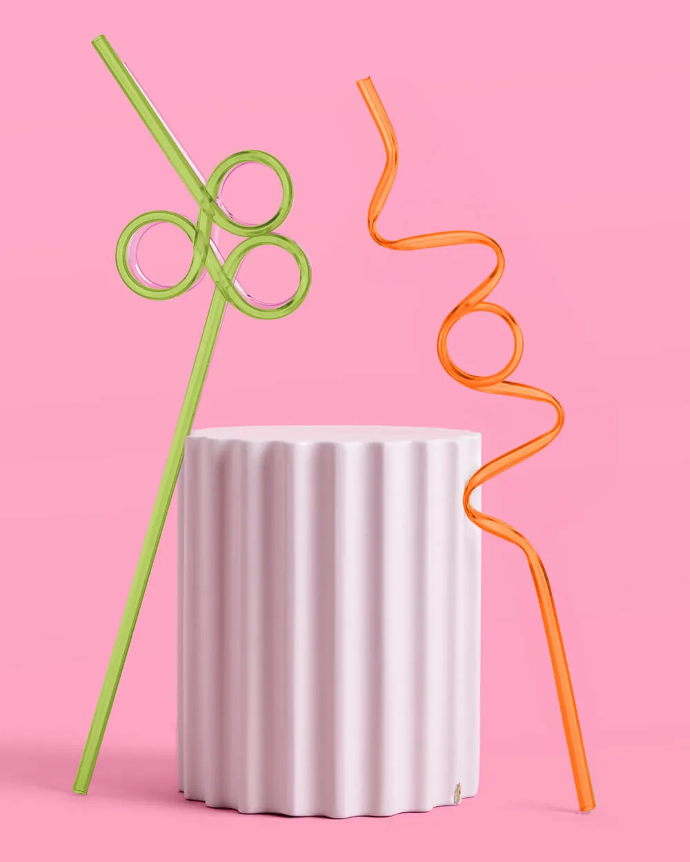 Rainbow Party Straws - 20 reusable straws