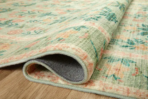 Rifle Paper Co. X Loloi/ Eden Mughal Rose Moss Rug