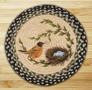 Robins Nest Printed Chair Pad