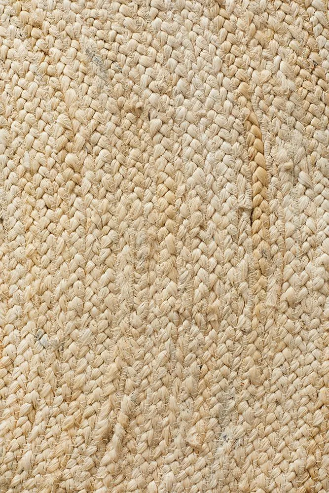 Round Jute Sand Rug