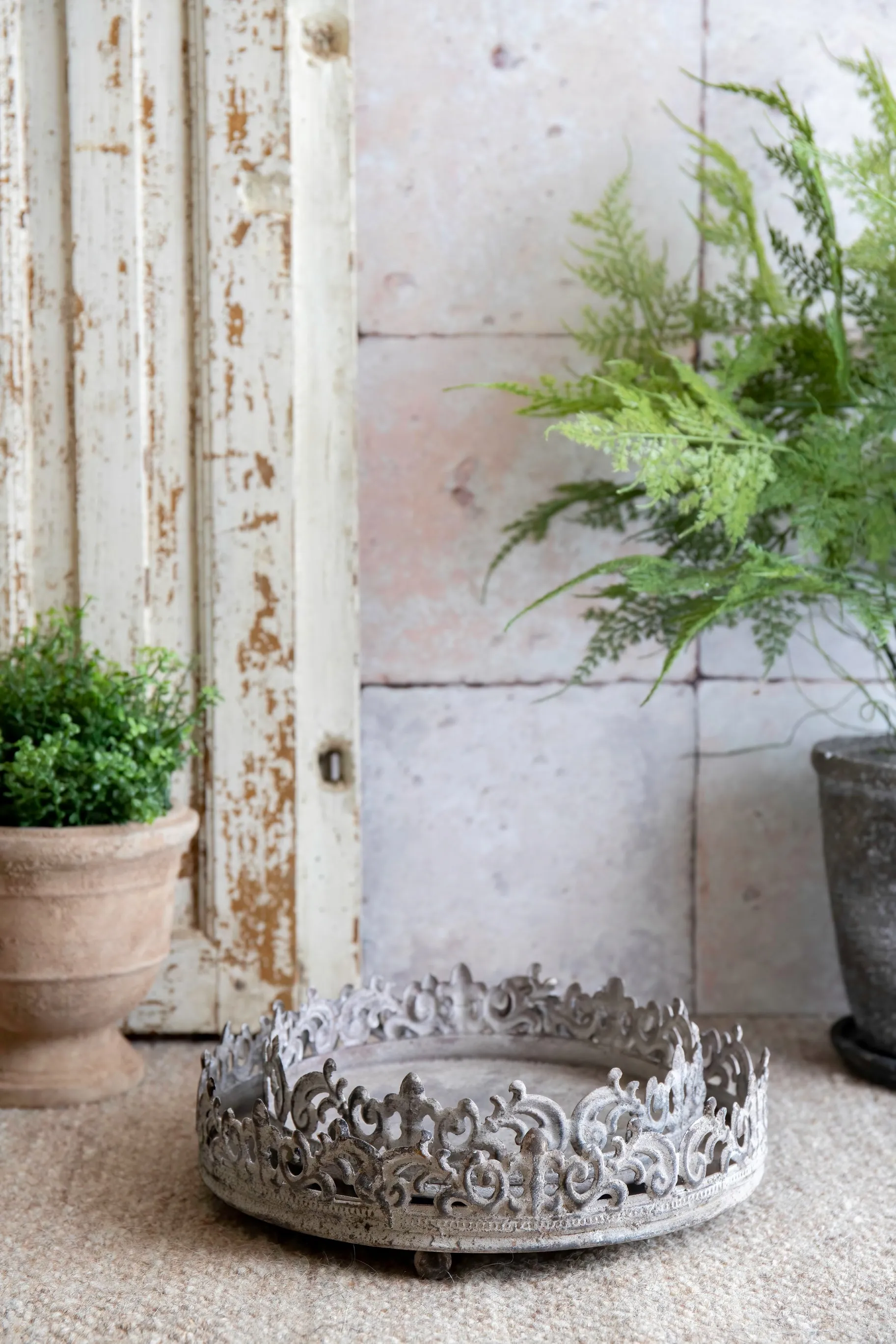 Rustic Grey Distressed Trays - 3 sizes