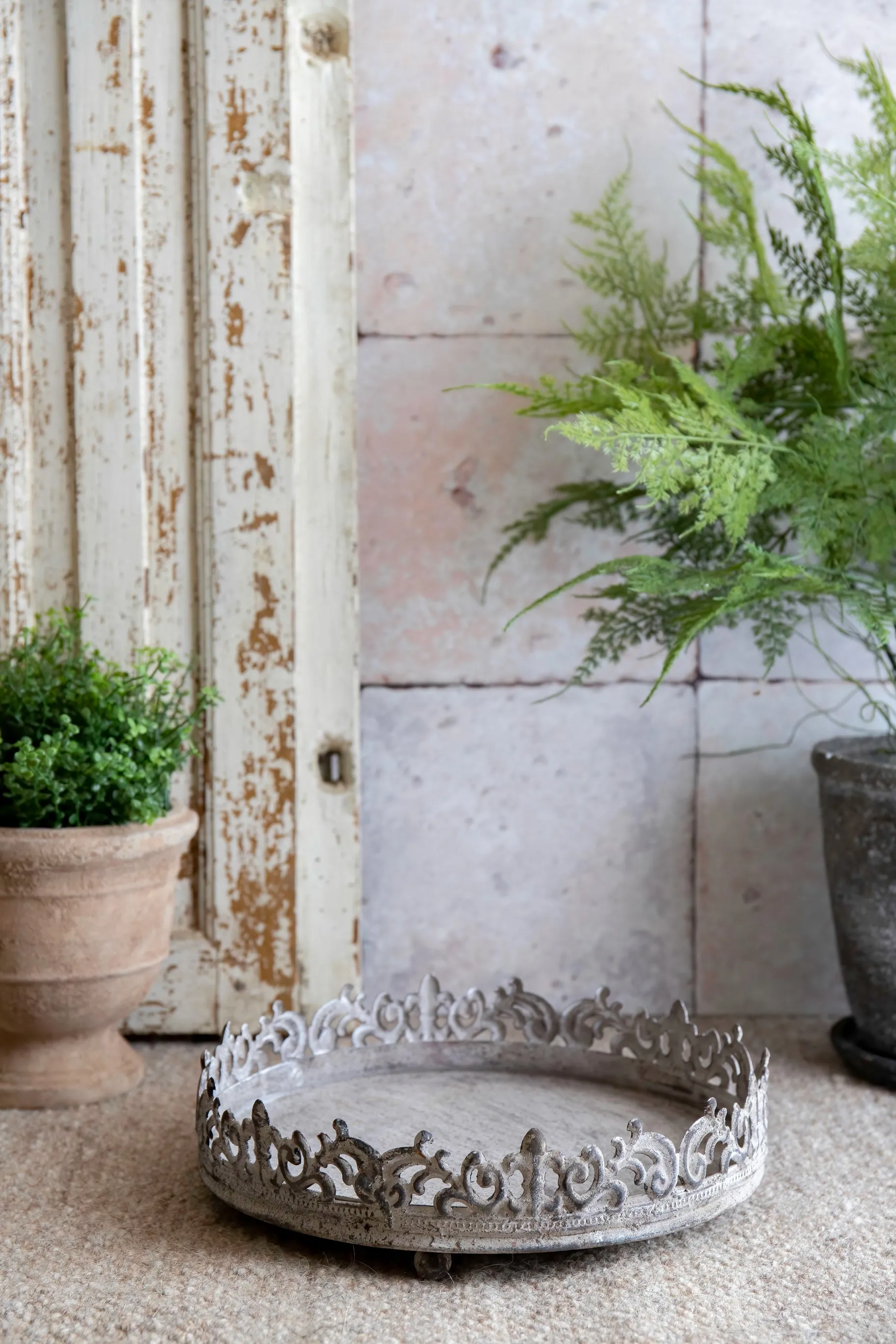 Rustic Grey Distressed Trays - 3 sizes