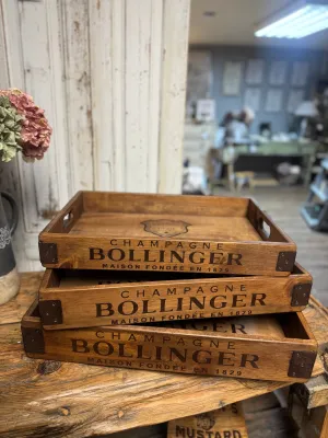 Rustic wooden trays - multiple options