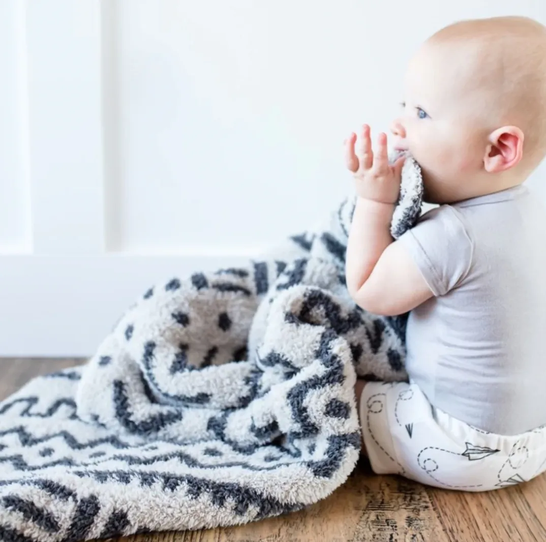 Saranoni - Double Layer Patterned Bamboni Receiving Blankets