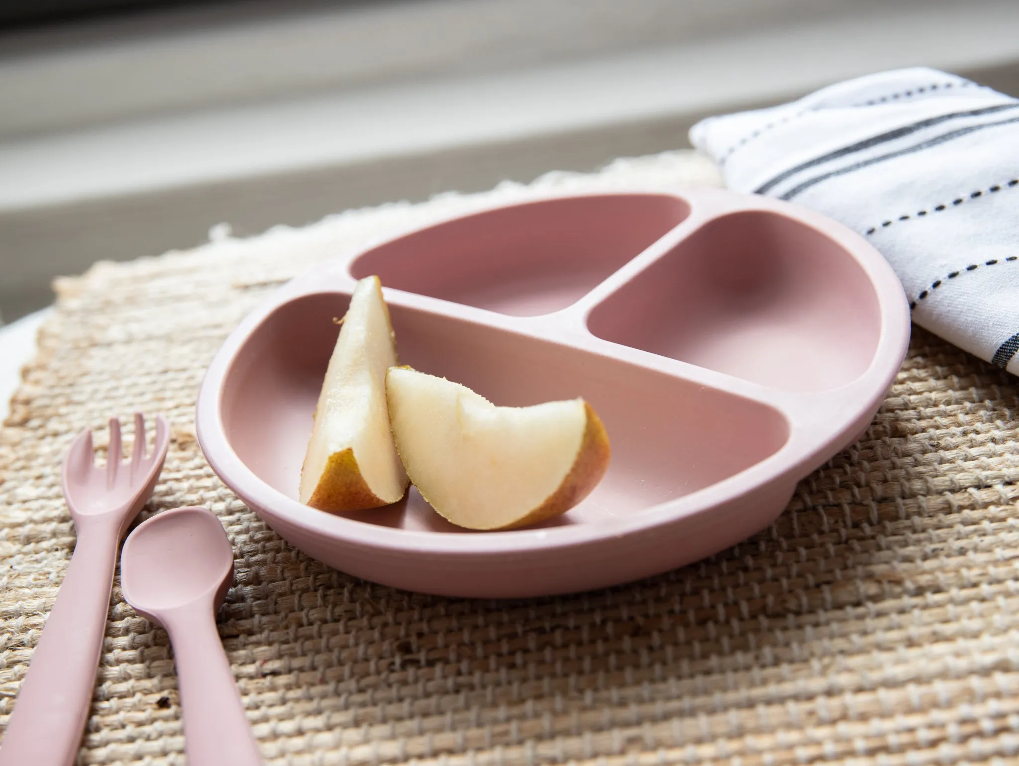 Silicone Meal Set  (Pink)