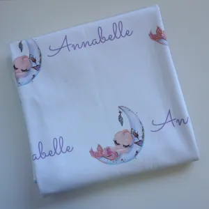 Sleepy Mermaids Swaddling Blanket