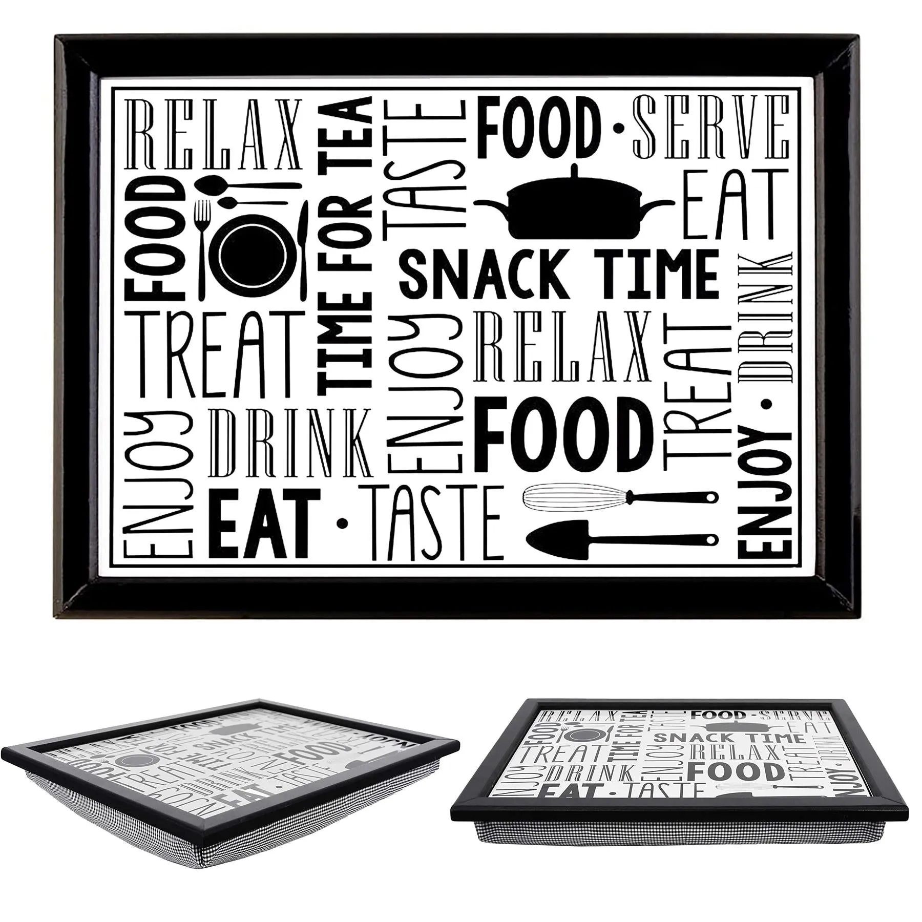 Snack Time Lap Tray With Bean Bag Cushion