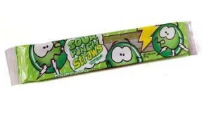 Sour Punch Straws Green Apple