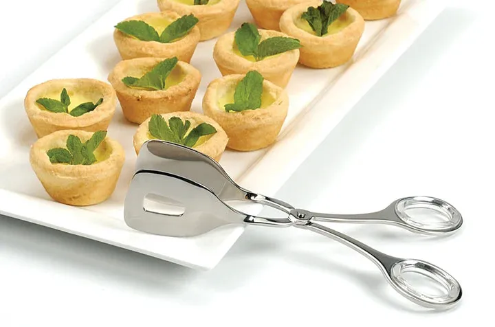 Stainless Steel Small Serving Tongs