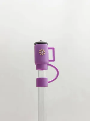 Straw Cover 10MM "Purple Cup"