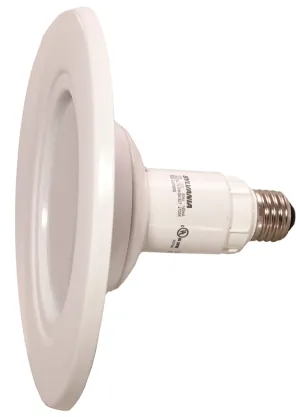Sylvania 79622 LED Bulb, Track/Recessed, 65 W Equivalent, E26 Lamp Base, Dimmable, Frosted, 2700 K Color Temp :EA: QUANTITY: 1