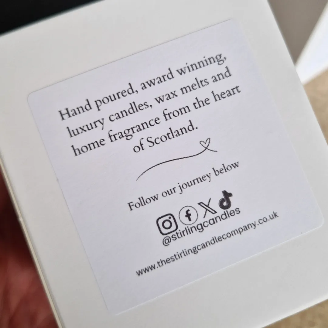 'Thank you' - Medium Candle