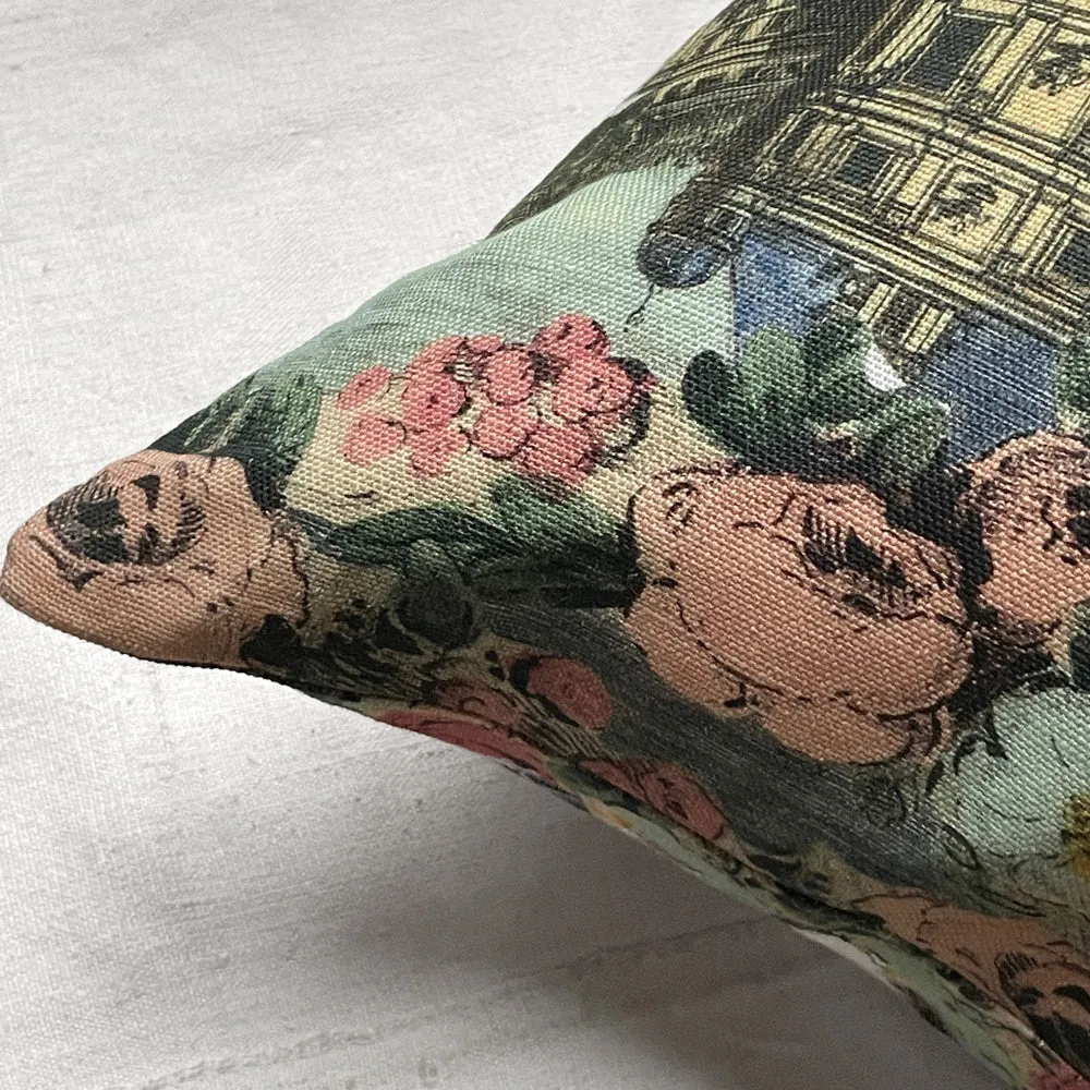 Toucan Floral Sepia