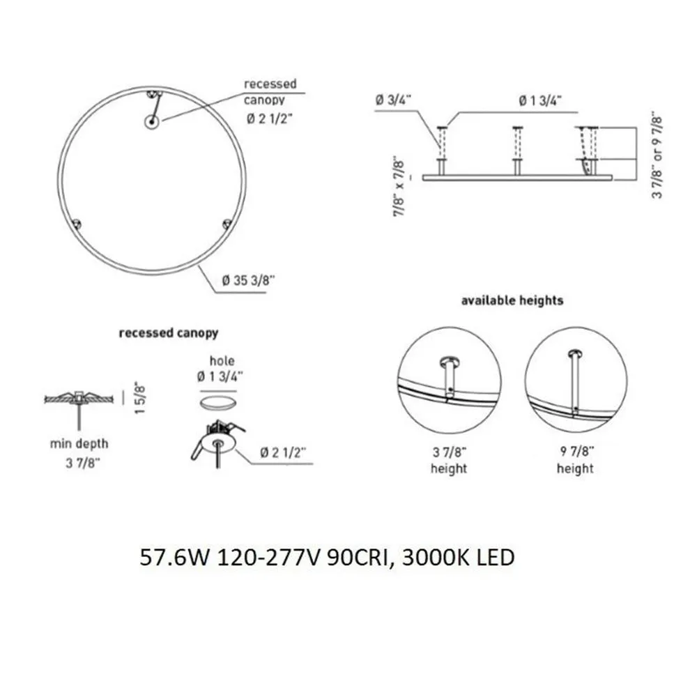 U-Light 090 Wall / Ceiling Light