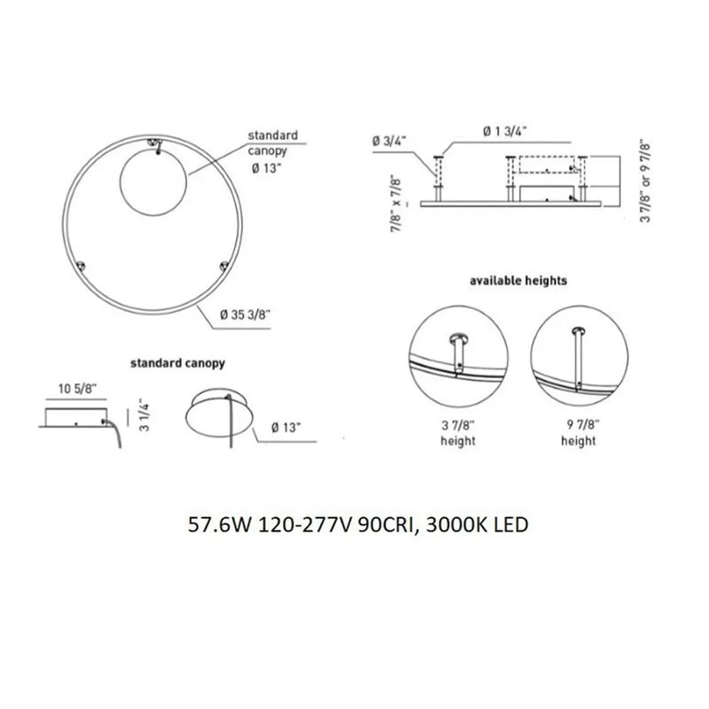 U-Light 090 Wall / Ceiling Light