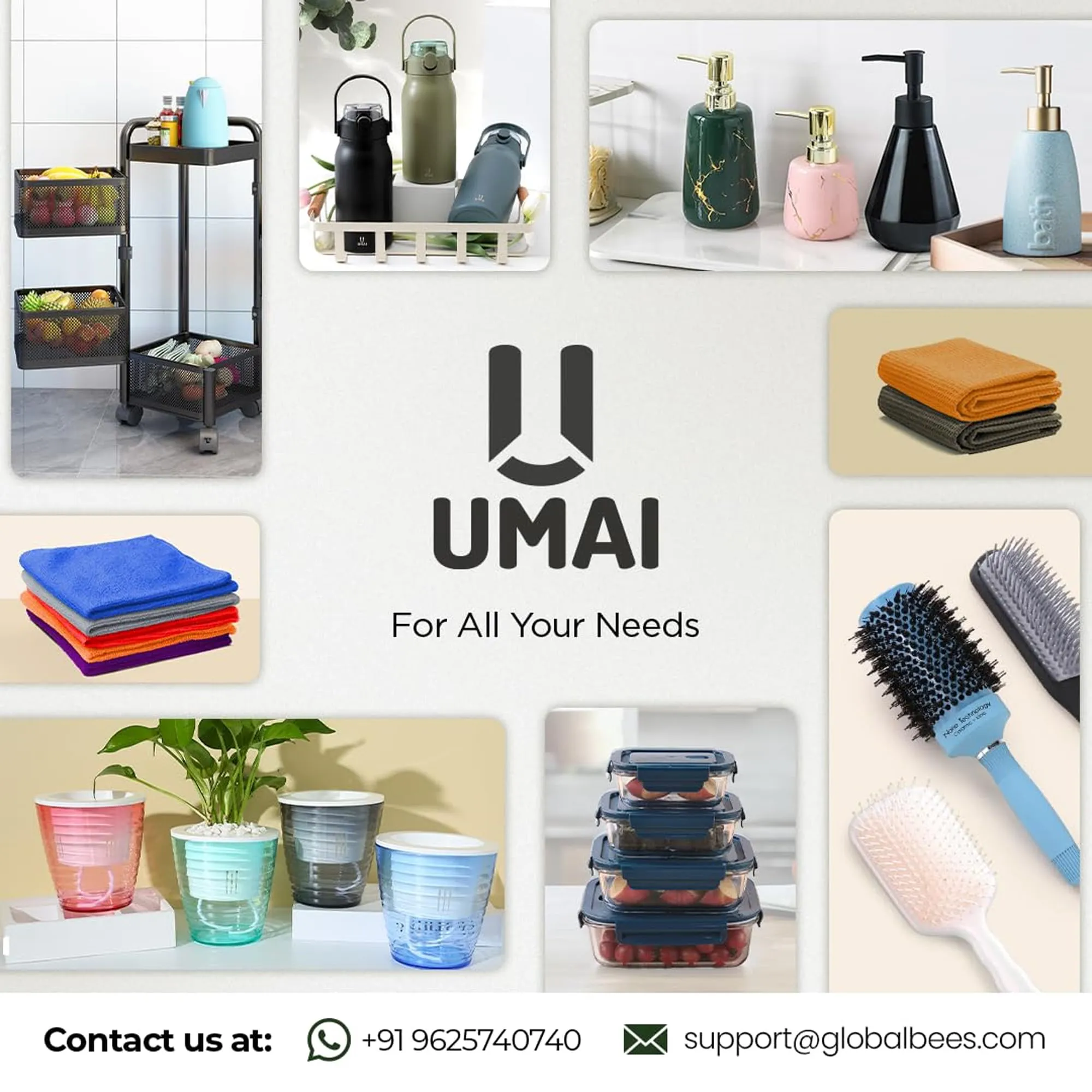 UMAI Glass Pot Lid (1Pcs - 18cm) | Toughened Glass Lid with Stainless Steel Rim & Knob | Lids For Utensils | Glass Lid For Pan Glass | Lids For Kadai | Universal Lid For Utensils(Green)