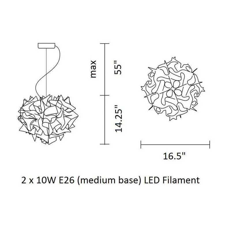 Veli Couture Pendant Light