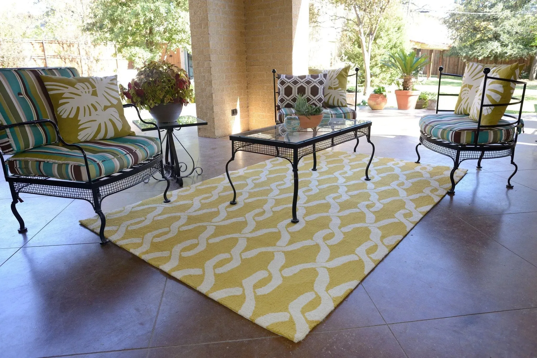 Venice Beach VB 08 Goldenrod / Ivory Rug