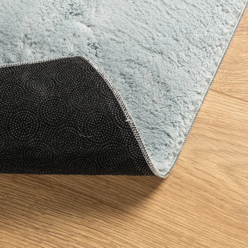 vidaXL HUARTE Short Pile Rug - Soft, Washable & Non-Slip, Cozy Blue 240x340 cm for Living Room & Bedroom