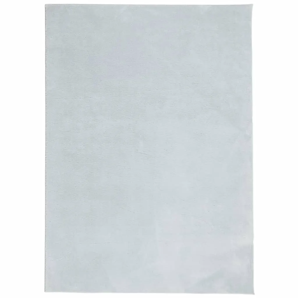 vidaXL HUARTE Short Pile Rug - Soft, Washable & Non-Slip, Cozy Blue 240x340 cm for Living Room & Bedroom