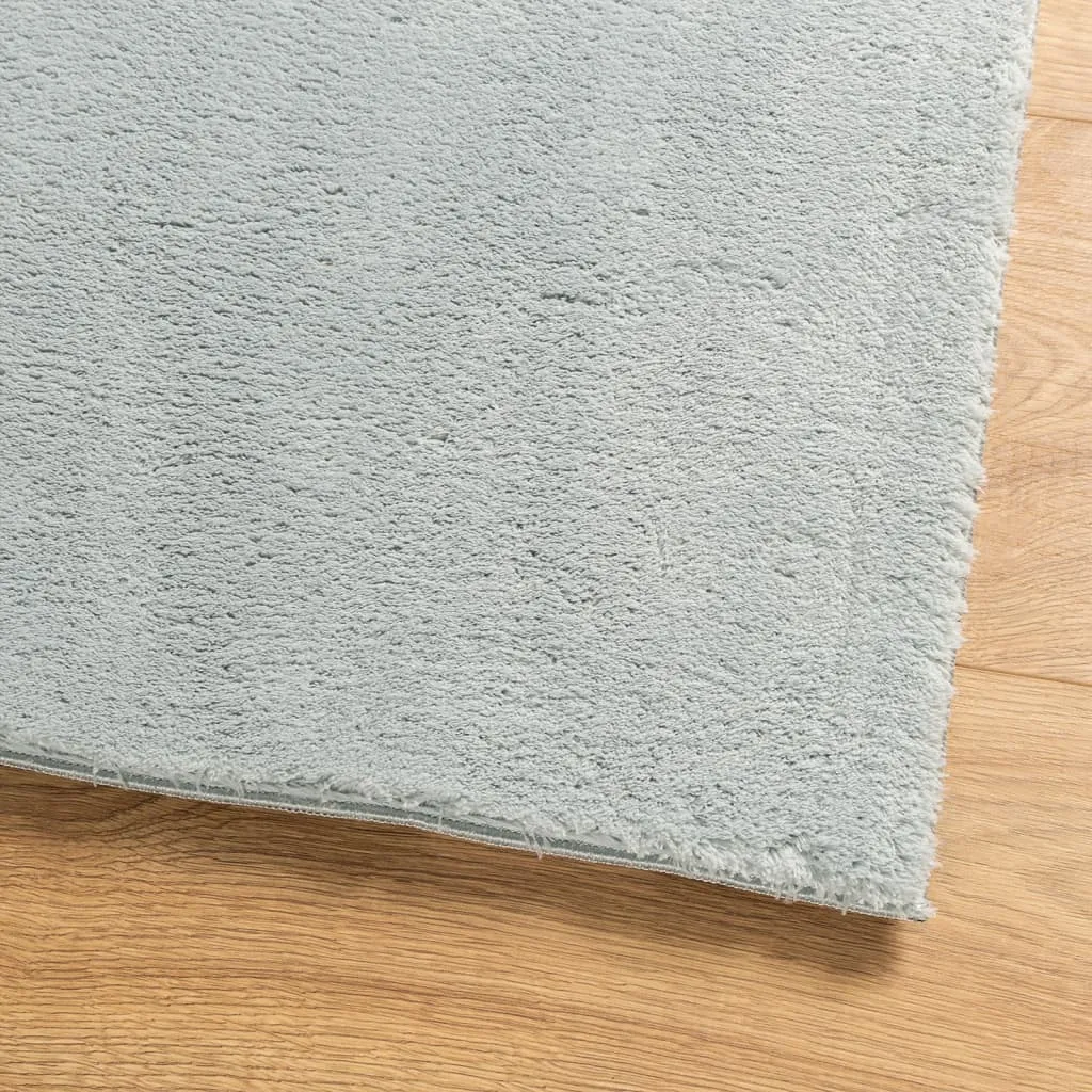 vidaXL HUARTE Short Pile Rug - Soft, Washable & Non-Slip, Cozy Blue 240x340 cm for Living Room & Bedroom