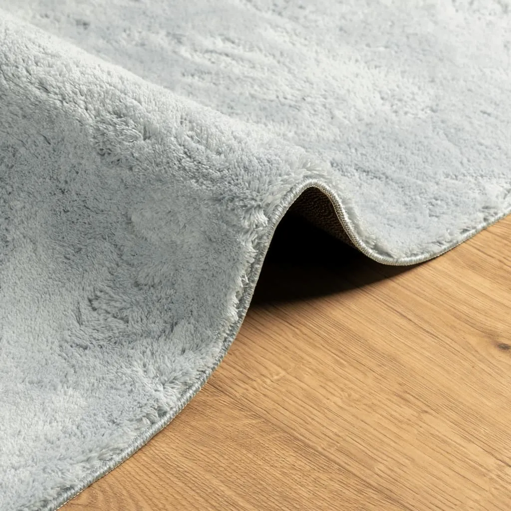 vidaXL HUARTE Short Pile Rug - Soft, Washable & Non-Slip, Cozy Blue 240x340 cm for Living Room & Bedroom