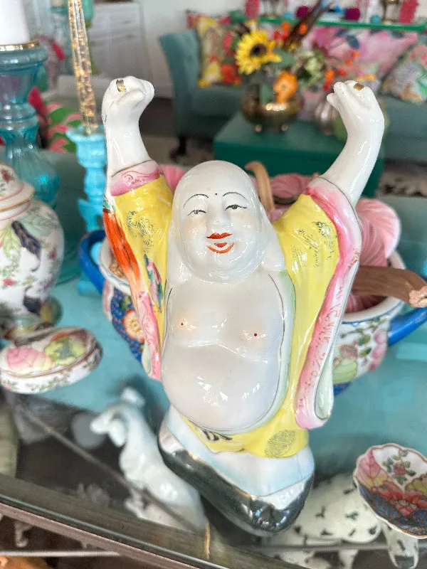Vintage Buddha Figurine, Standing, Arms Outstretched