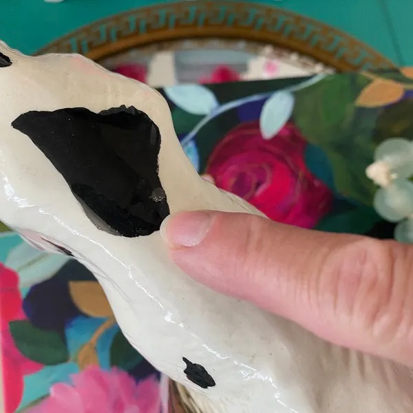 Vintage Figurine Dog with Pheasant in Mouth