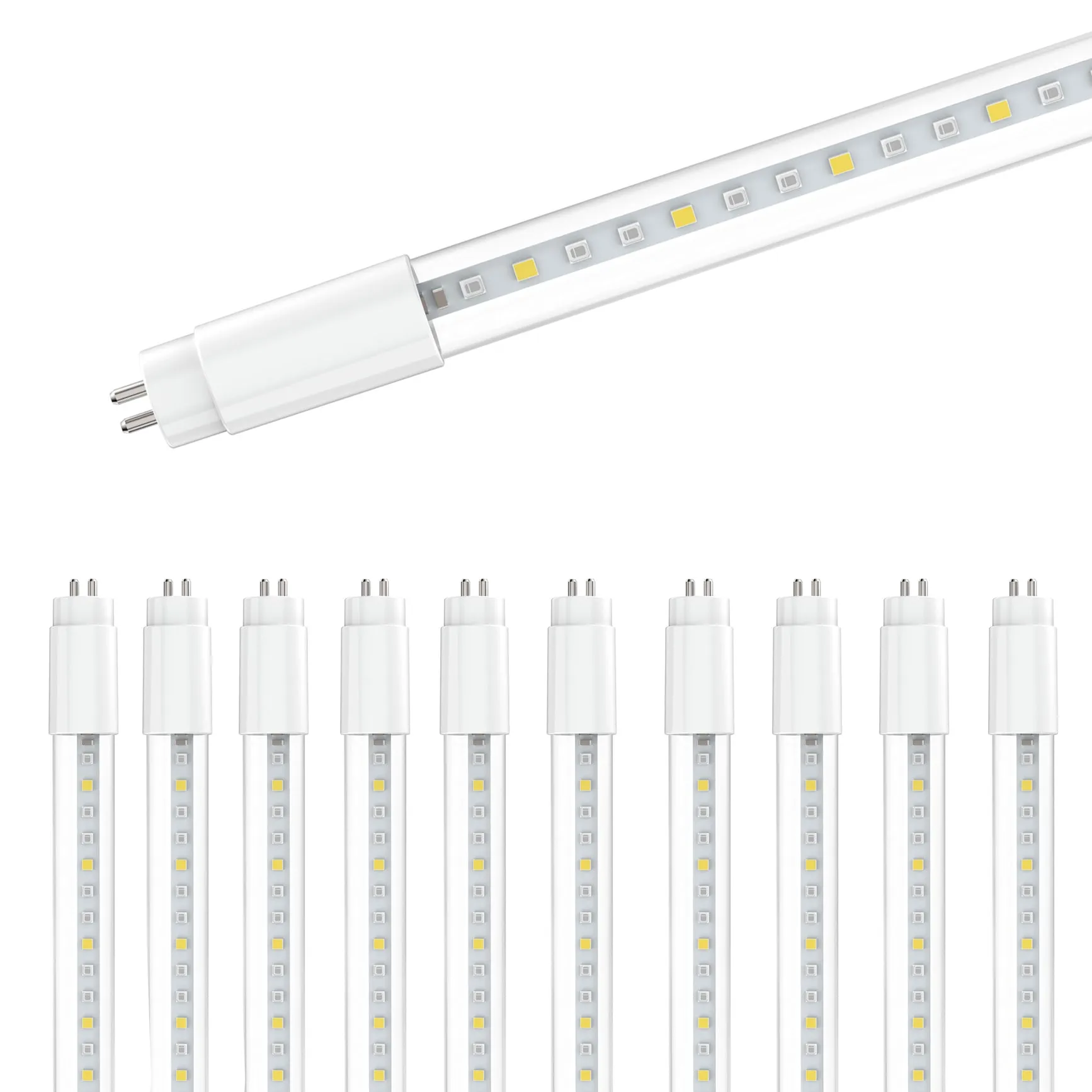 Virigrow 4-Foot T5 Type-A Double-Ended LED Grow Bulb Tube