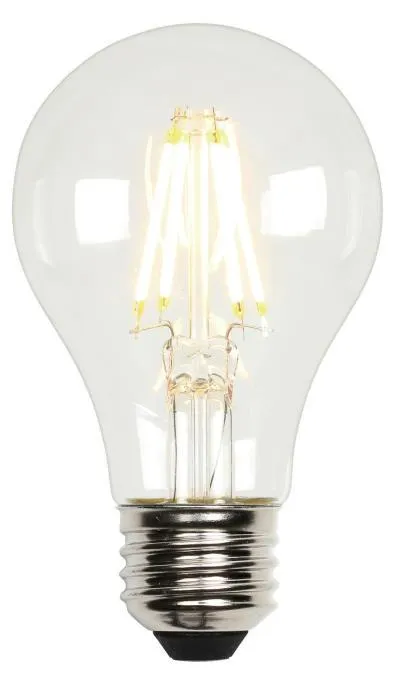 Westinghouse 3316500 6.5 Watt LED A19 Dimmable Filament - 2700 Kelvin - Warm White - 810 Lumens - E26-Medium Base - 120 Volt - Box