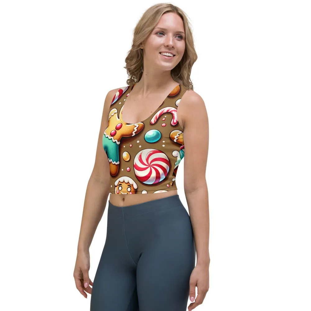 Whimsical Winter Wear Crop Top
