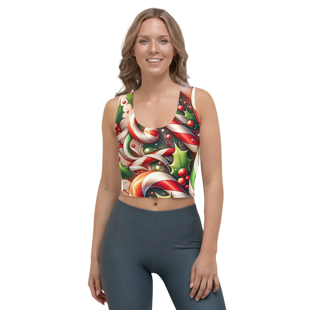 Whimsical Winter Wear Crop Top