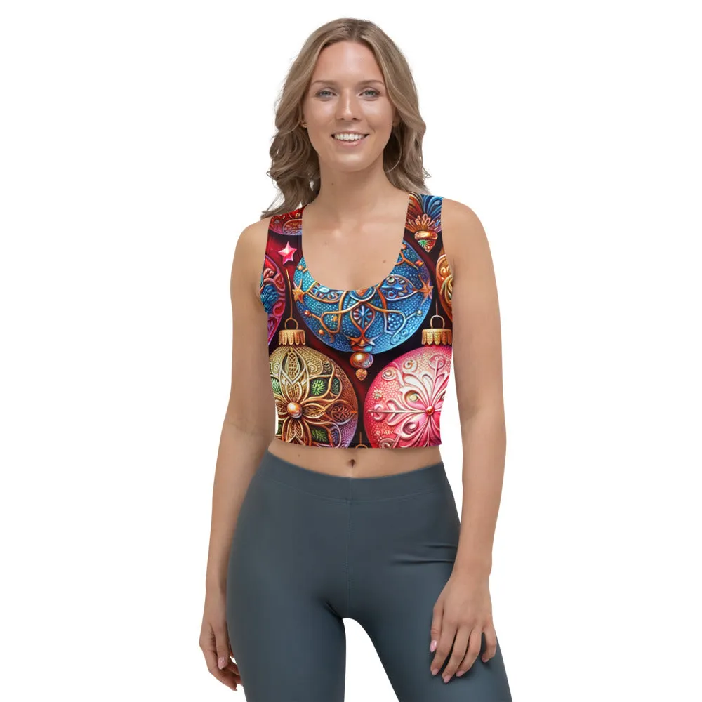 Whimsical Winter Wear Crop Top