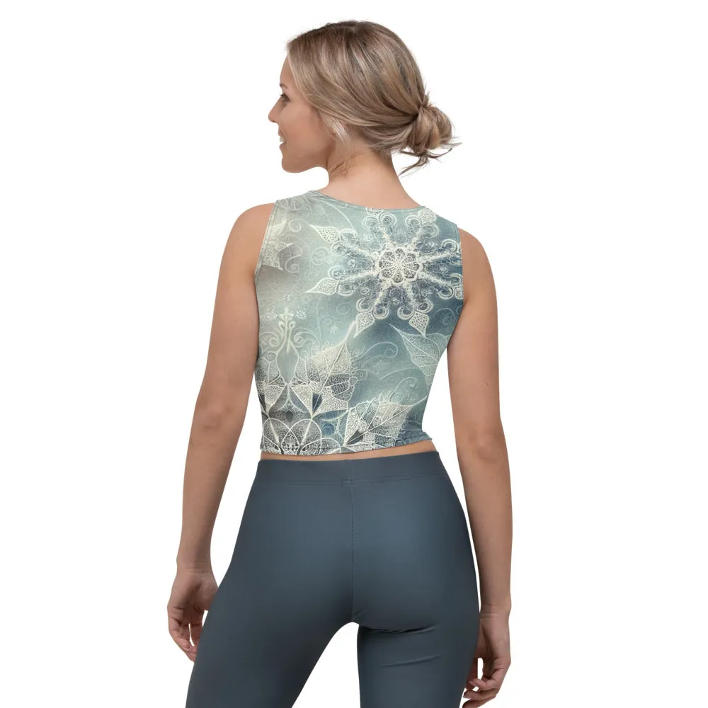 Whimsical Winter Wear Crop Top