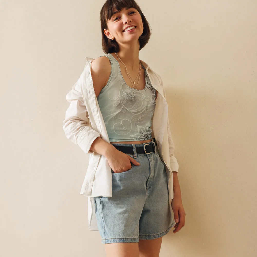 Whimsical Winter Wear Crop Top
