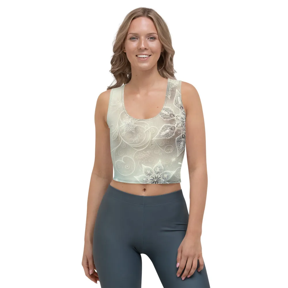 Whimsical Winter Wear Crop Top