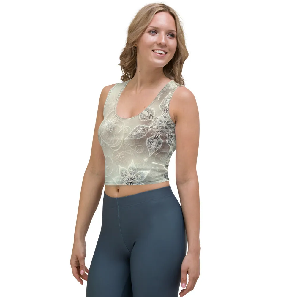 Whimsical Winter Wear Crop Top